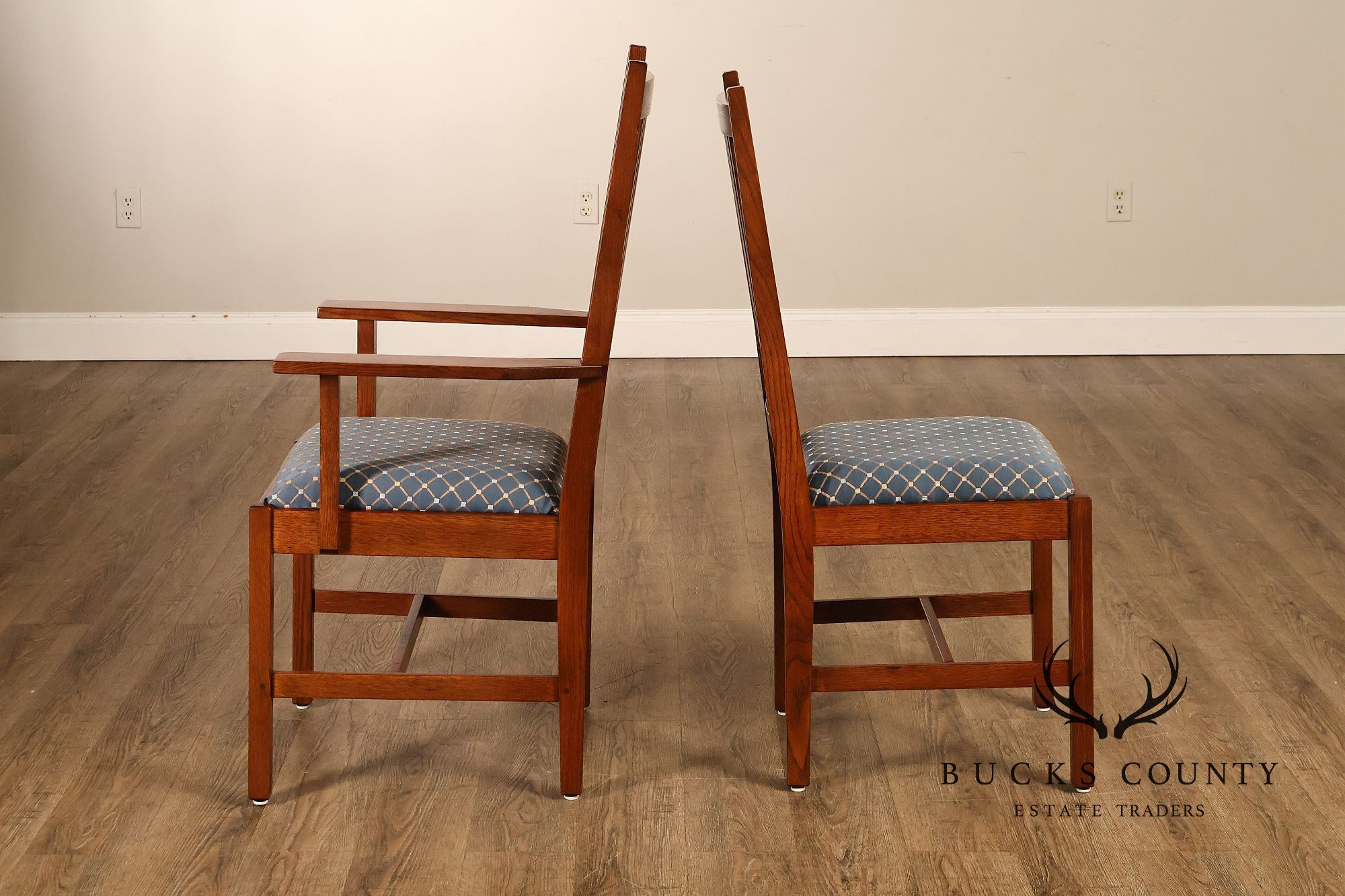 Stickley Mission Collection Set Of Eight Dining Chairs
