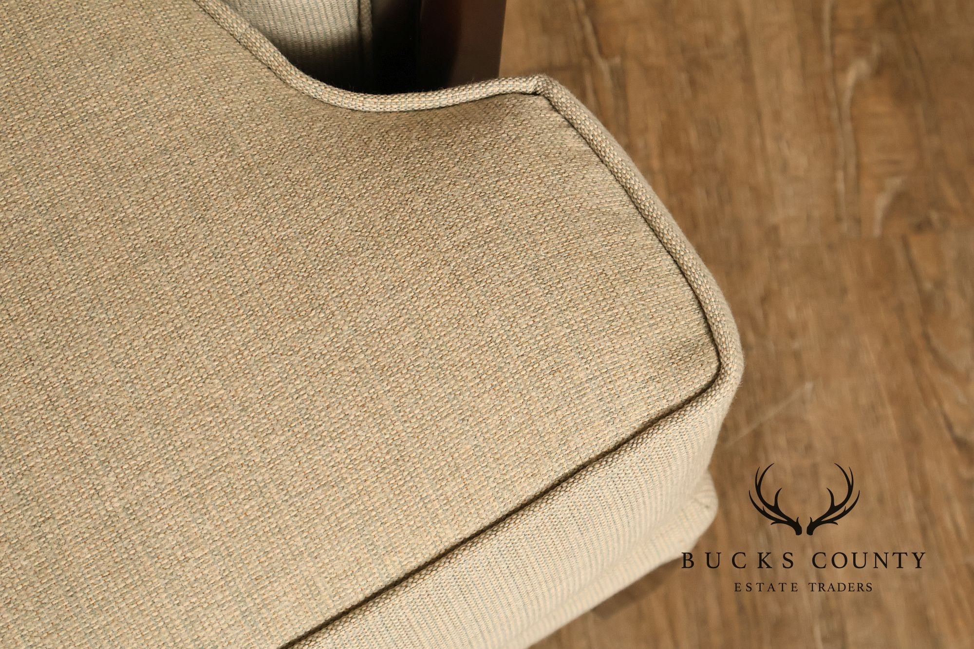 Baker Milling Road Collection Pair Of Transitional Lounge Chairs