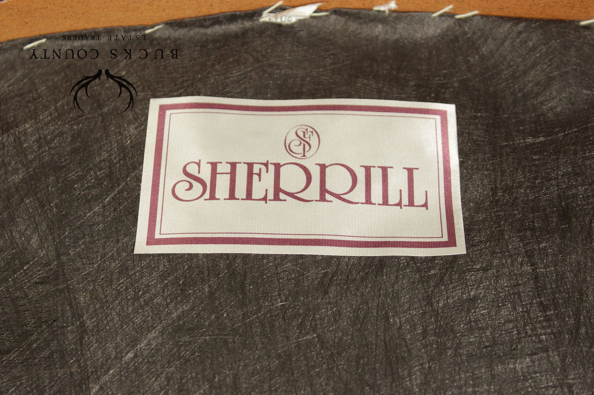 Sherrill Furniture Rococo Style Carved Ottoman