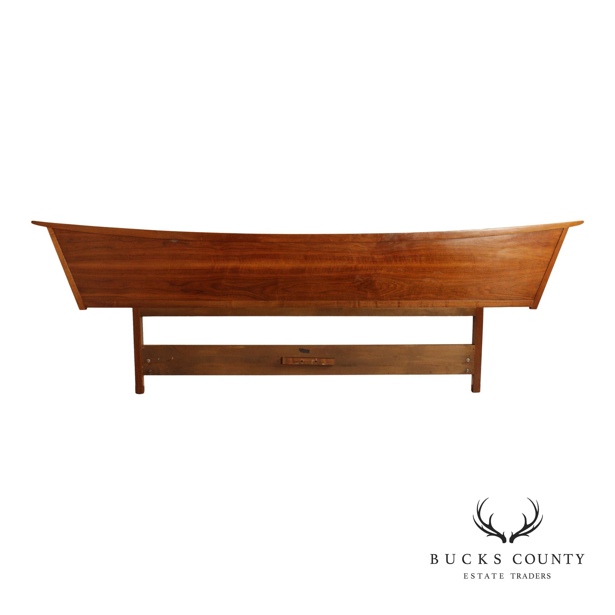 George Nakashima For Widdicomb 'Origins' King Size Walnut Headboard