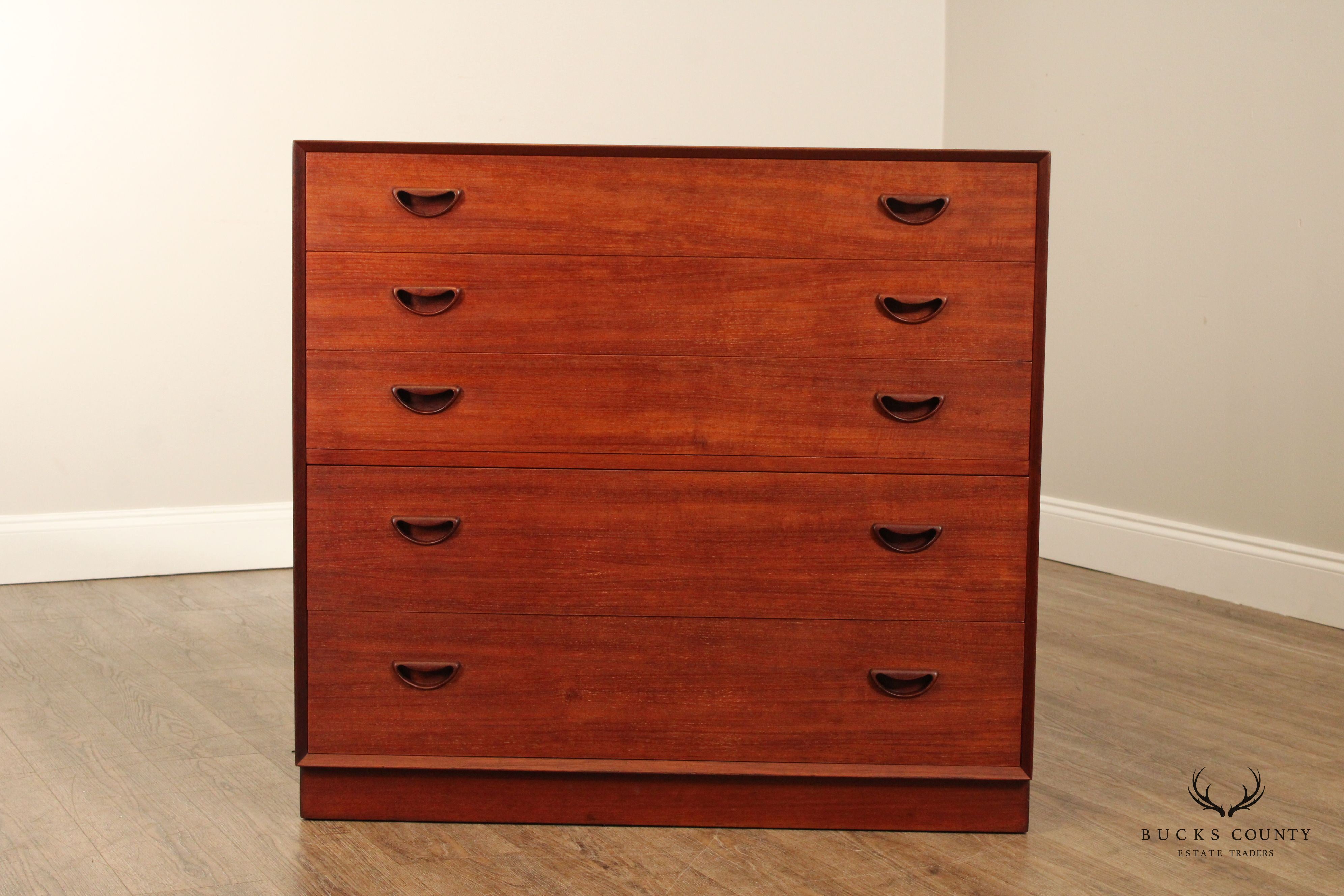 Danish Modern Teak Chest Of Drawers By Peter Hvidt and Orla Molgaard-Nielsen