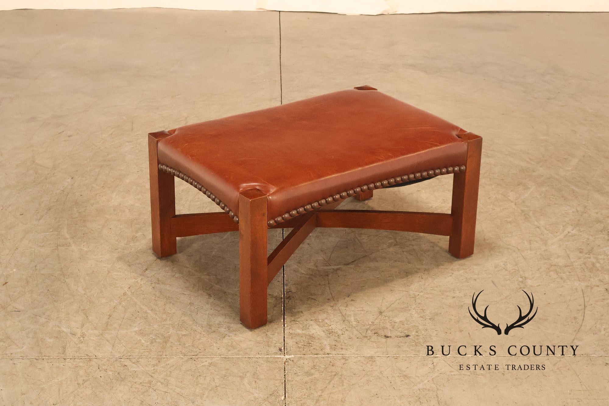 Stickley Mission Collection 25th Anniversary Limited Edition Dalai Lama Eastwood Chair & Ottoman No. 45/100