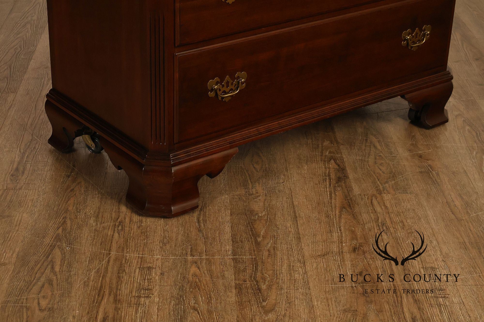 Ethan Allen Georgian Court Cherry Gentleman's Chest Armoire