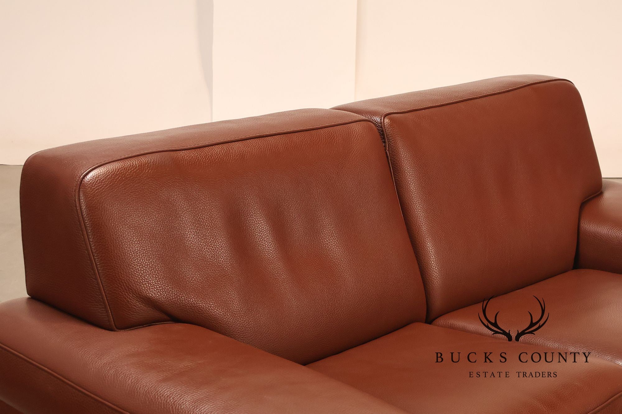 Formenti Italian Leather Loveseat