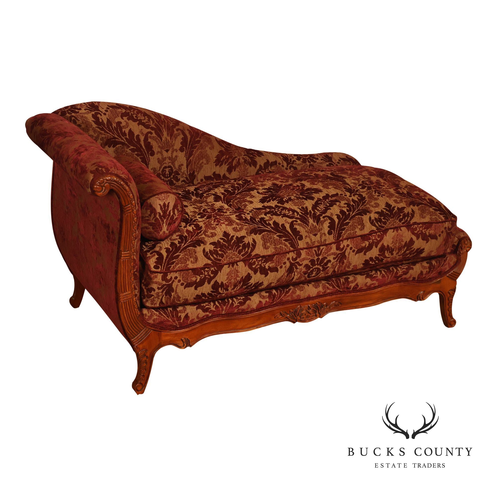 Drexel Heritage Rococo Style Chaise Lounge