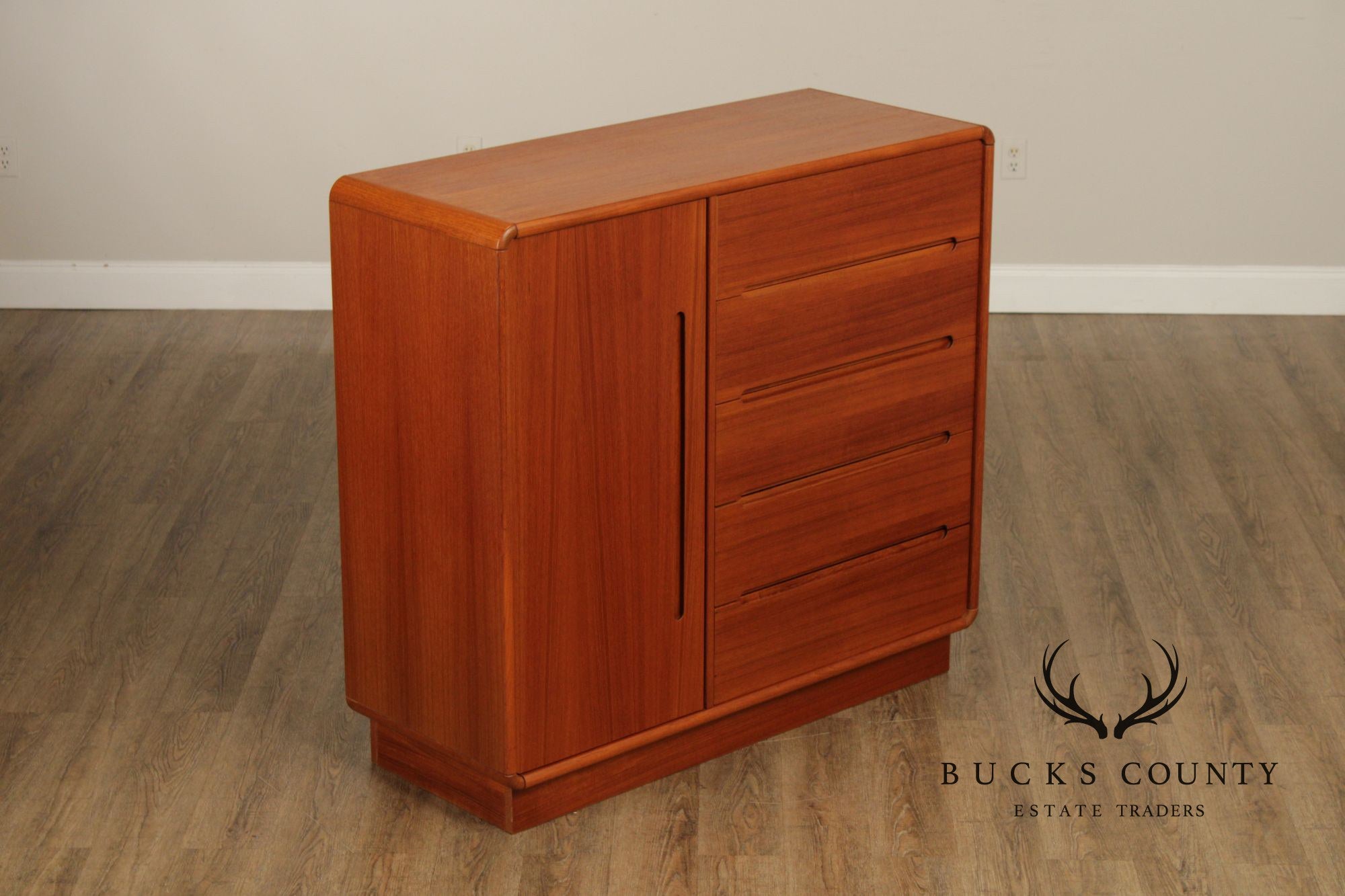 Sun Cabinet Co. Danish Modern Style Teak Chifferobe
