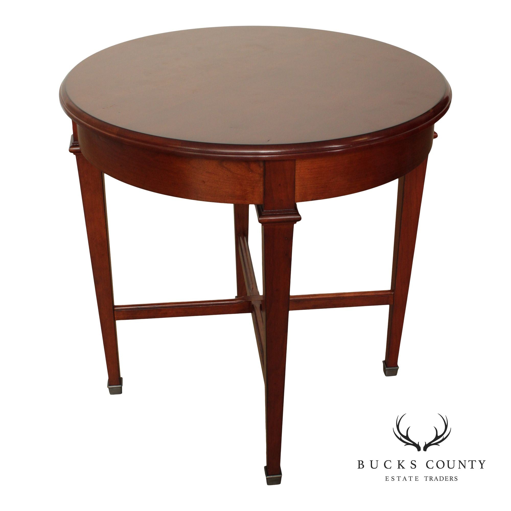 Harden Cherry Round Top Side Table