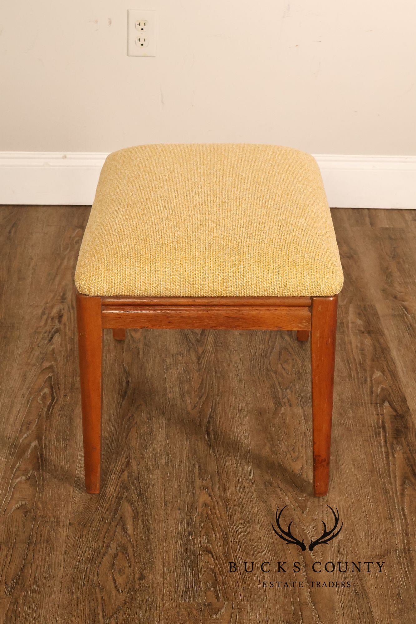 Mid Century Modern Upholstered Vanity Bench
