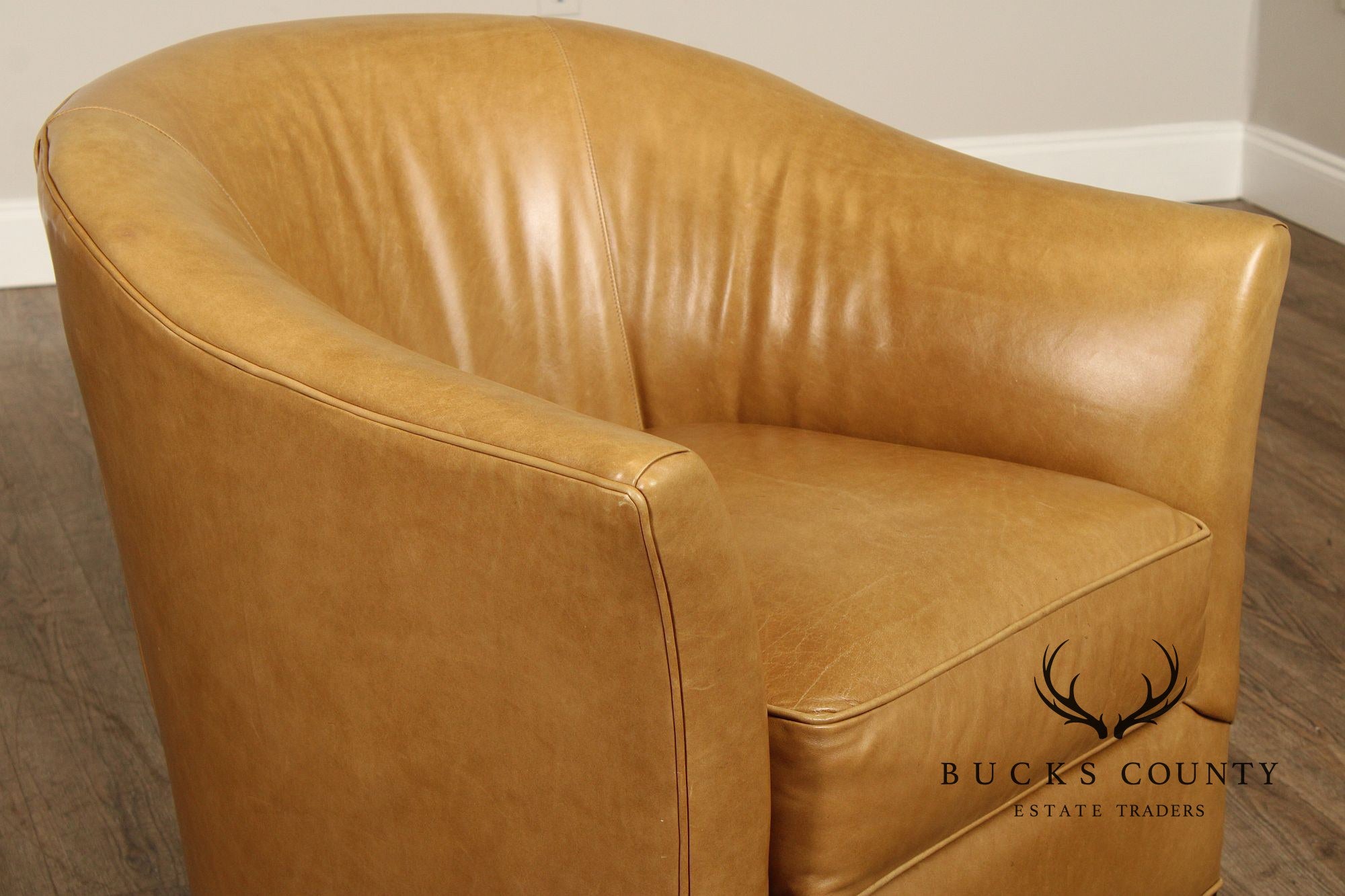 C.R. Laine Leather Club Chair