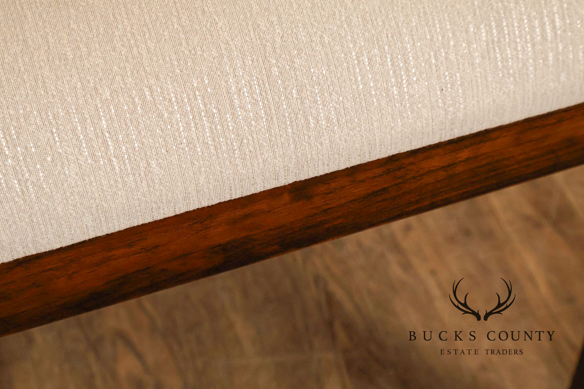 Robert Whitley Set of Eight Studio Crafted Walnut Dining Chairs