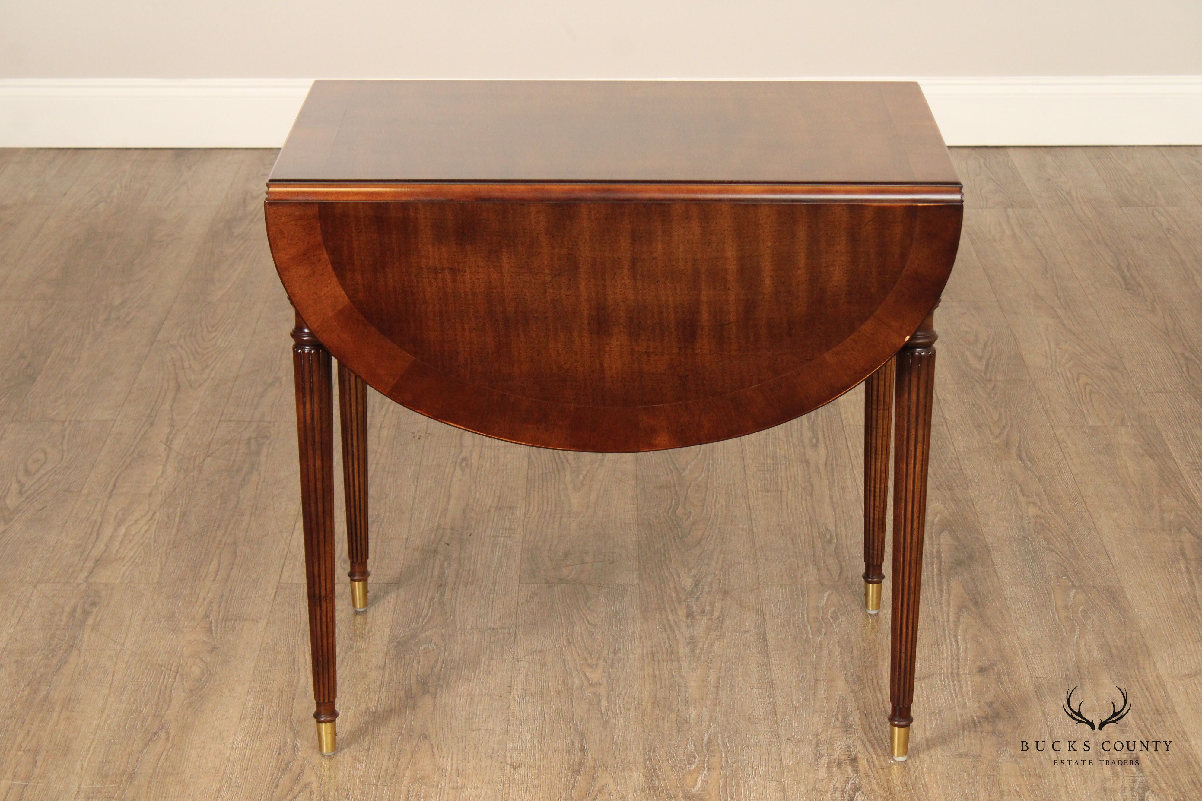 Henredon Federal Style Drop-Leaf Pembroke Table