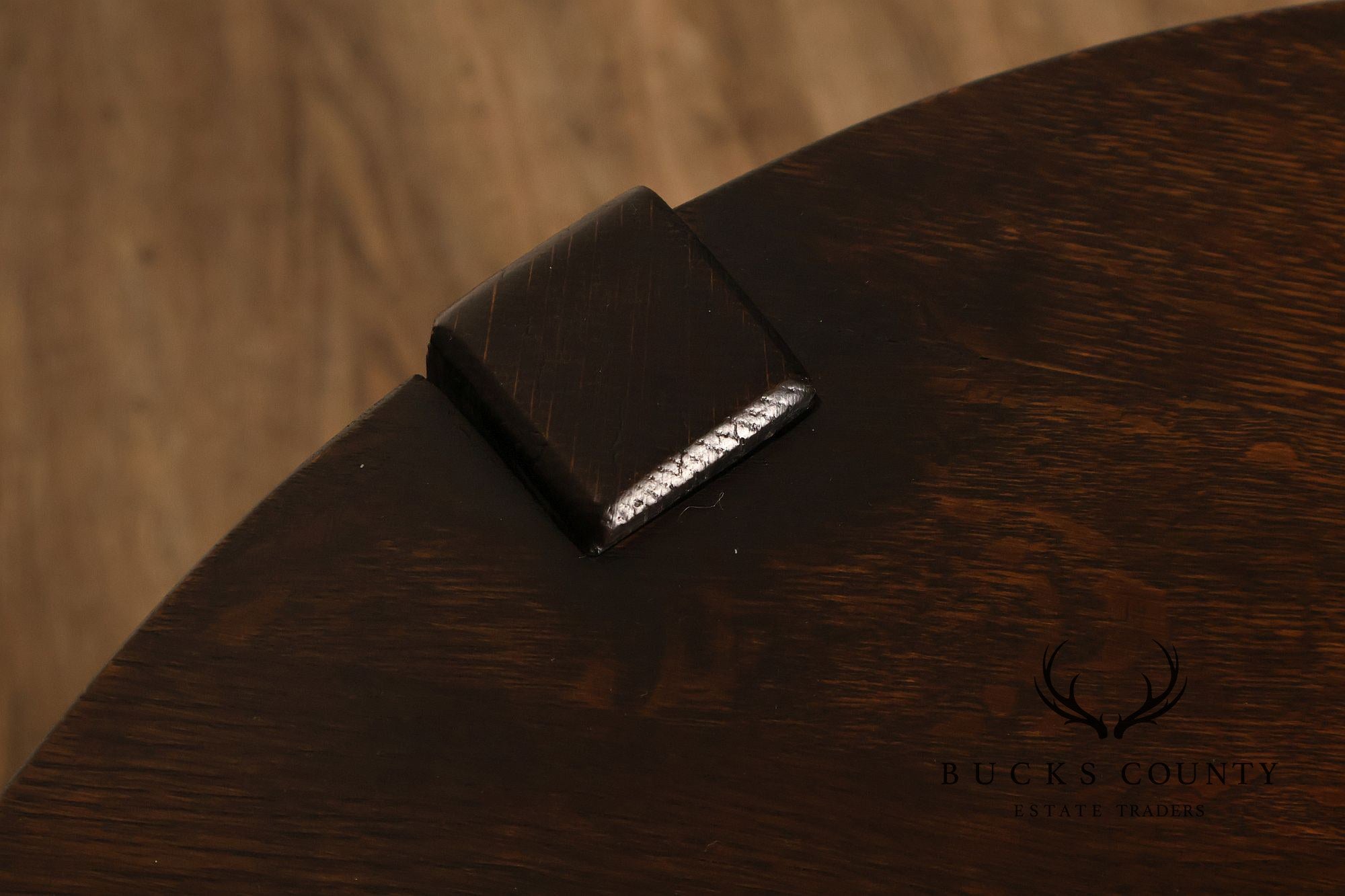 Early Gustav Stickley Mission Oak 26 Inch Round Table #439