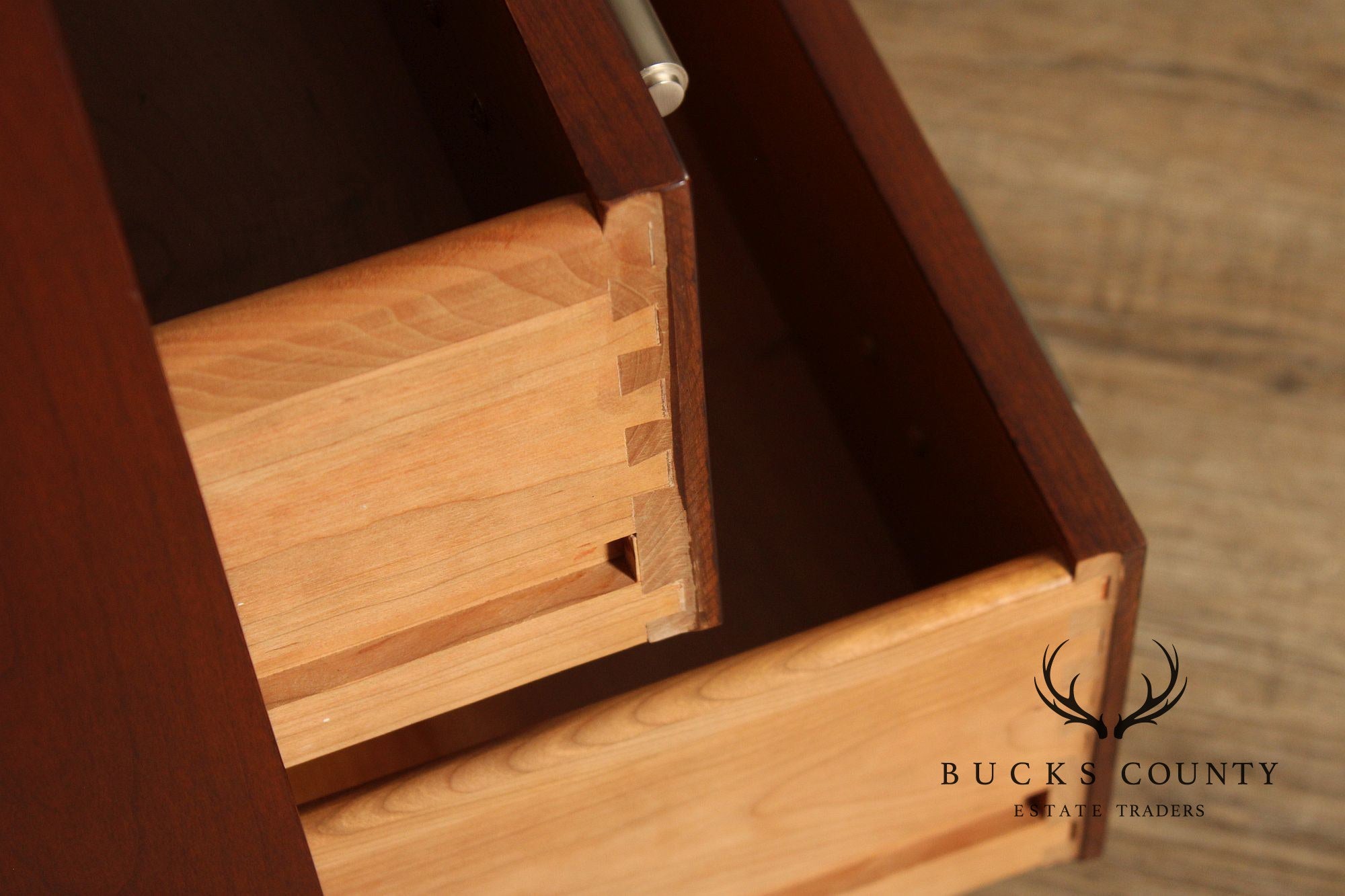 Pair Of Stickley Metropolitan Collection Cherry Nightstands