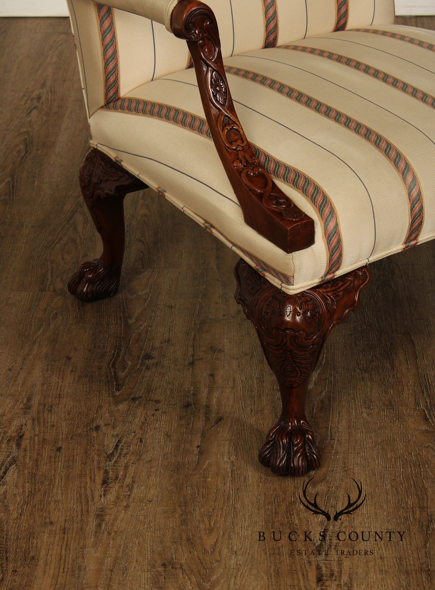 Henredon Historic Natchez Collection Mahogany Armchair