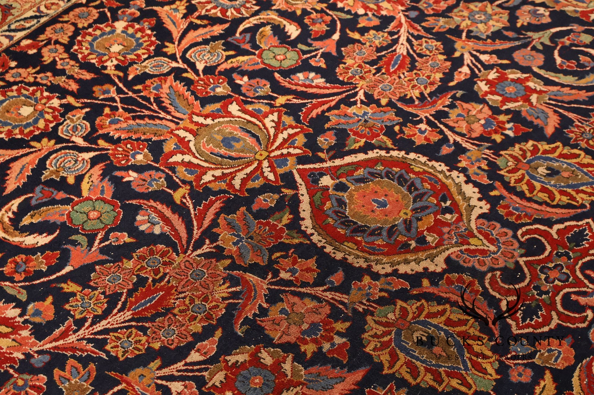 Large Hand Tied Traditional Persian Style Area Rug