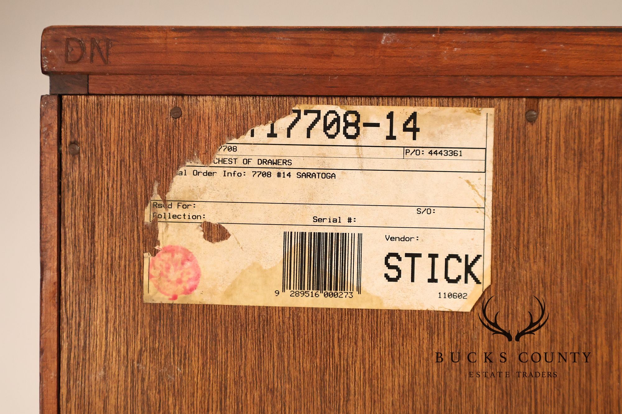 Stickley Metropolitan Collection Cherry Six Drawer Chest