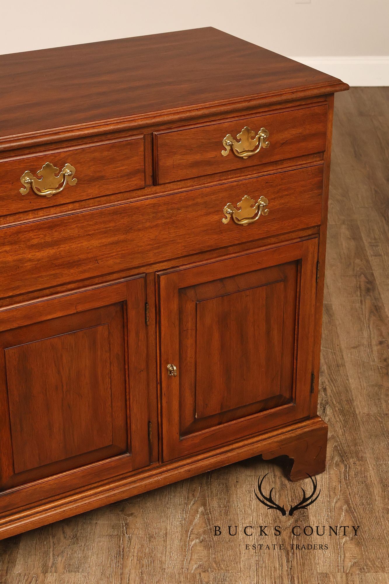 Henkel Harris Chippendale Style Mahogany Buffet Sideboard