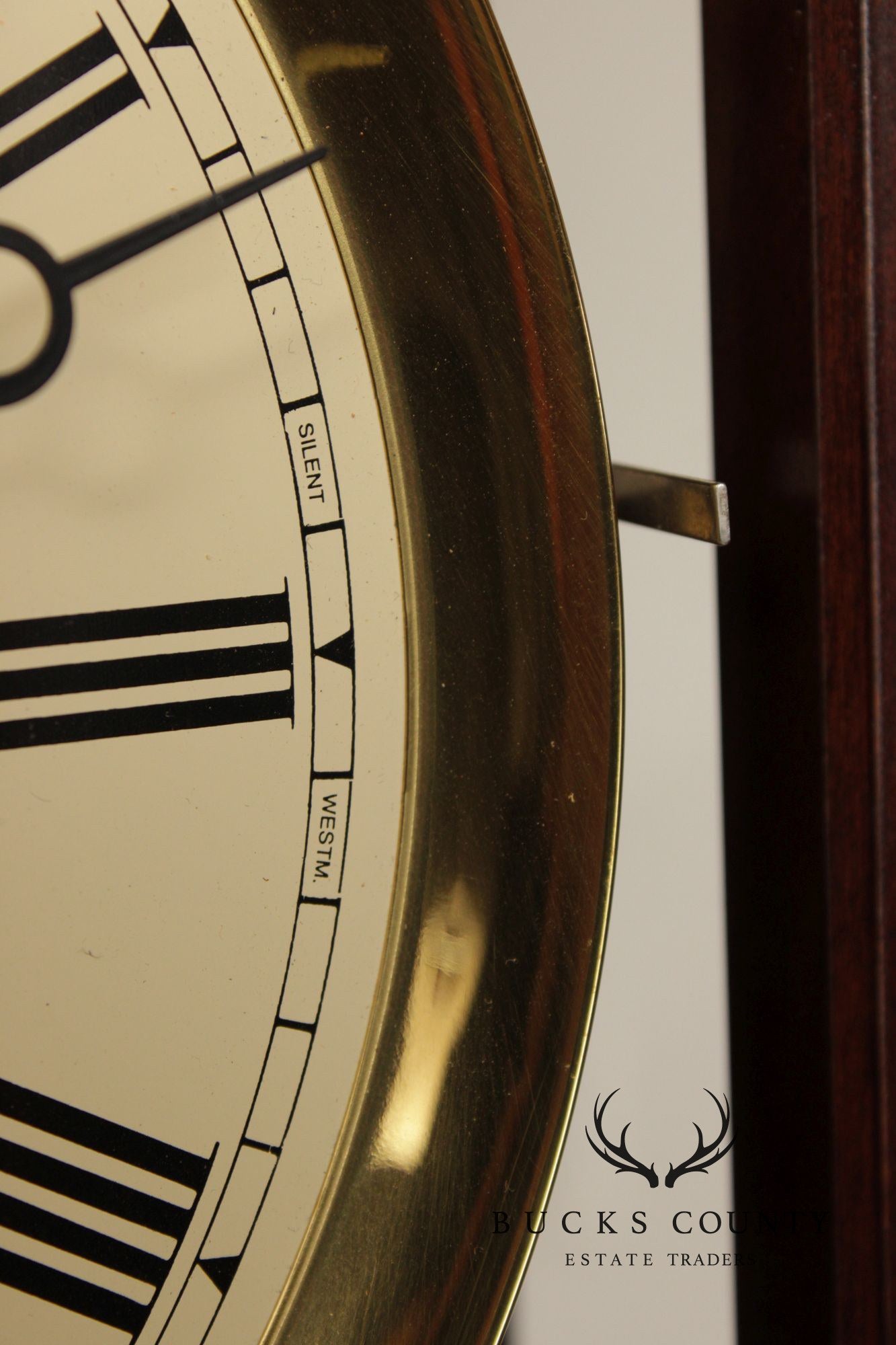 Sligh Federal Style Cherry Regulator Wall Clock