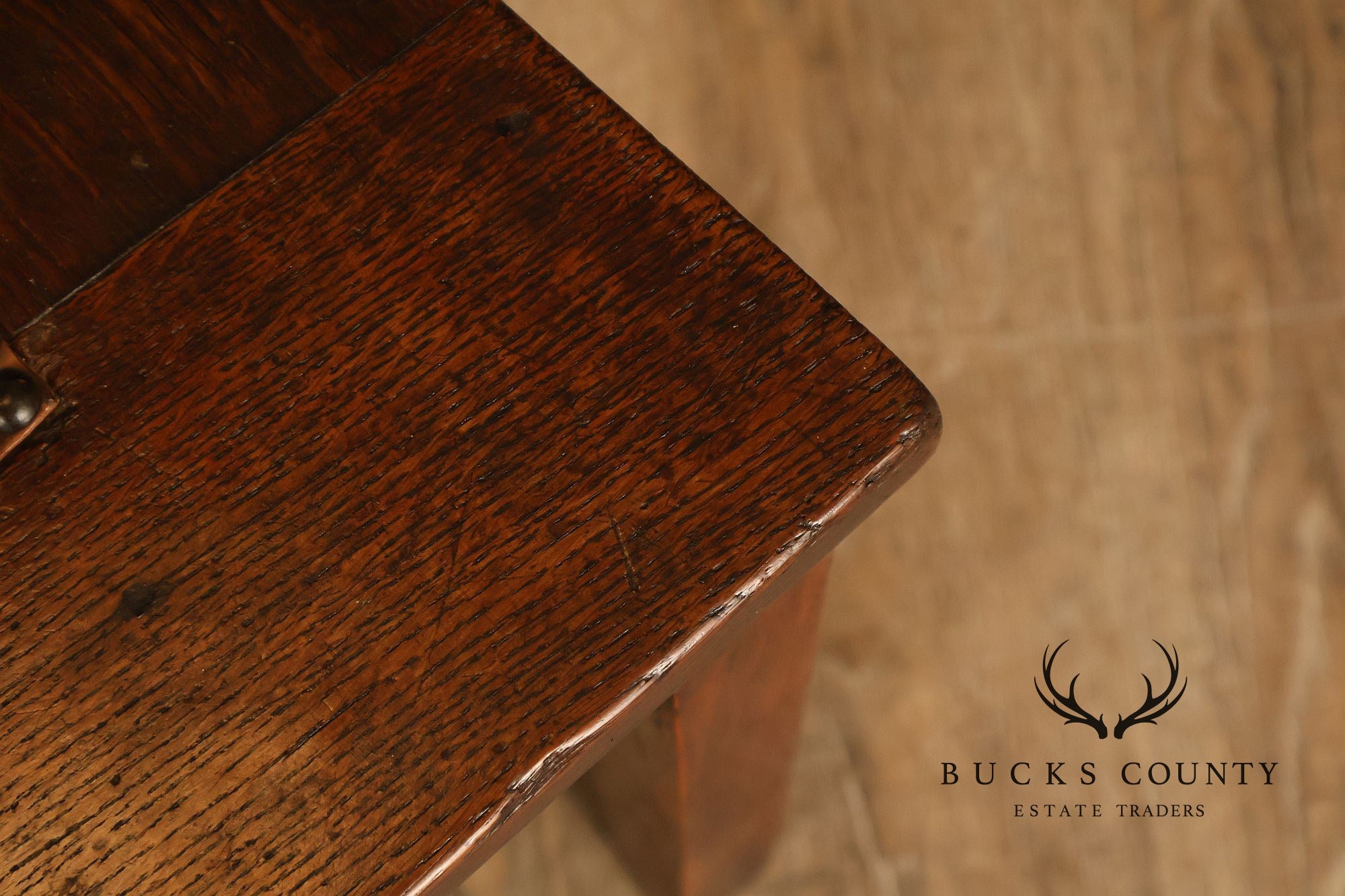 Gustav Stickley Antique Oak Rabbit Ear #1291 Dining Chair