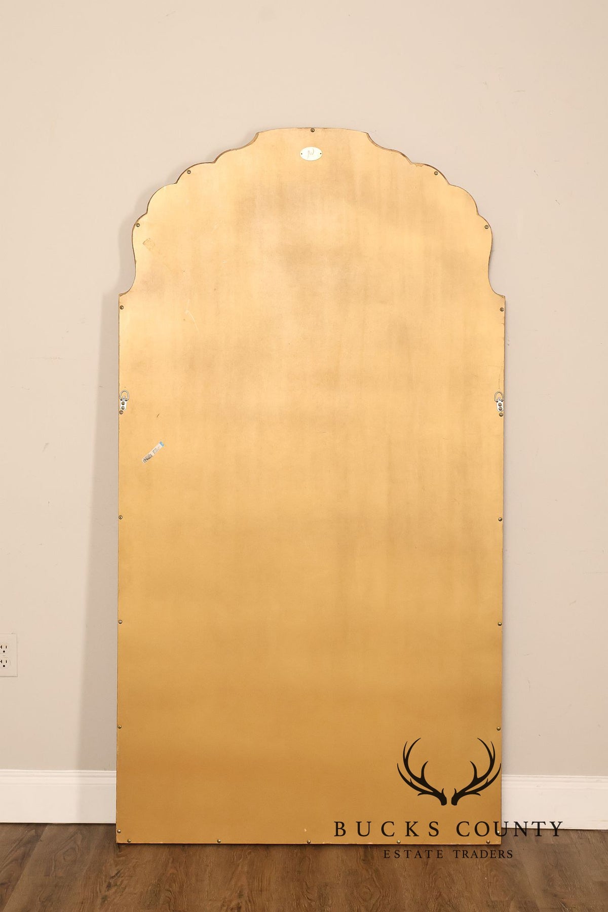 John Widdicomb British India Large Beveled Panel Wall Mirror