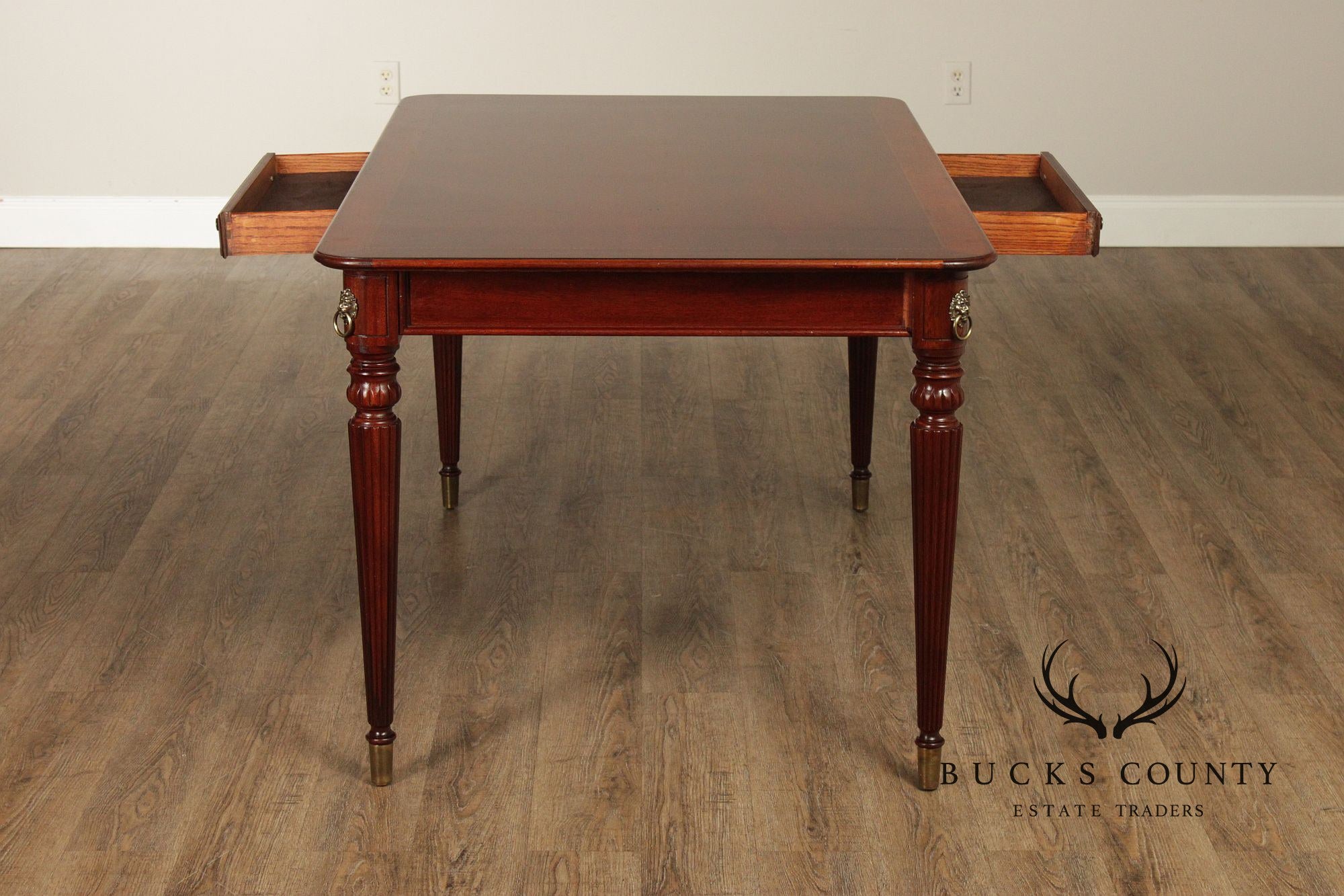 Lexington Palmer Home Collection Mahogany Neoclassical Writing Table Desk