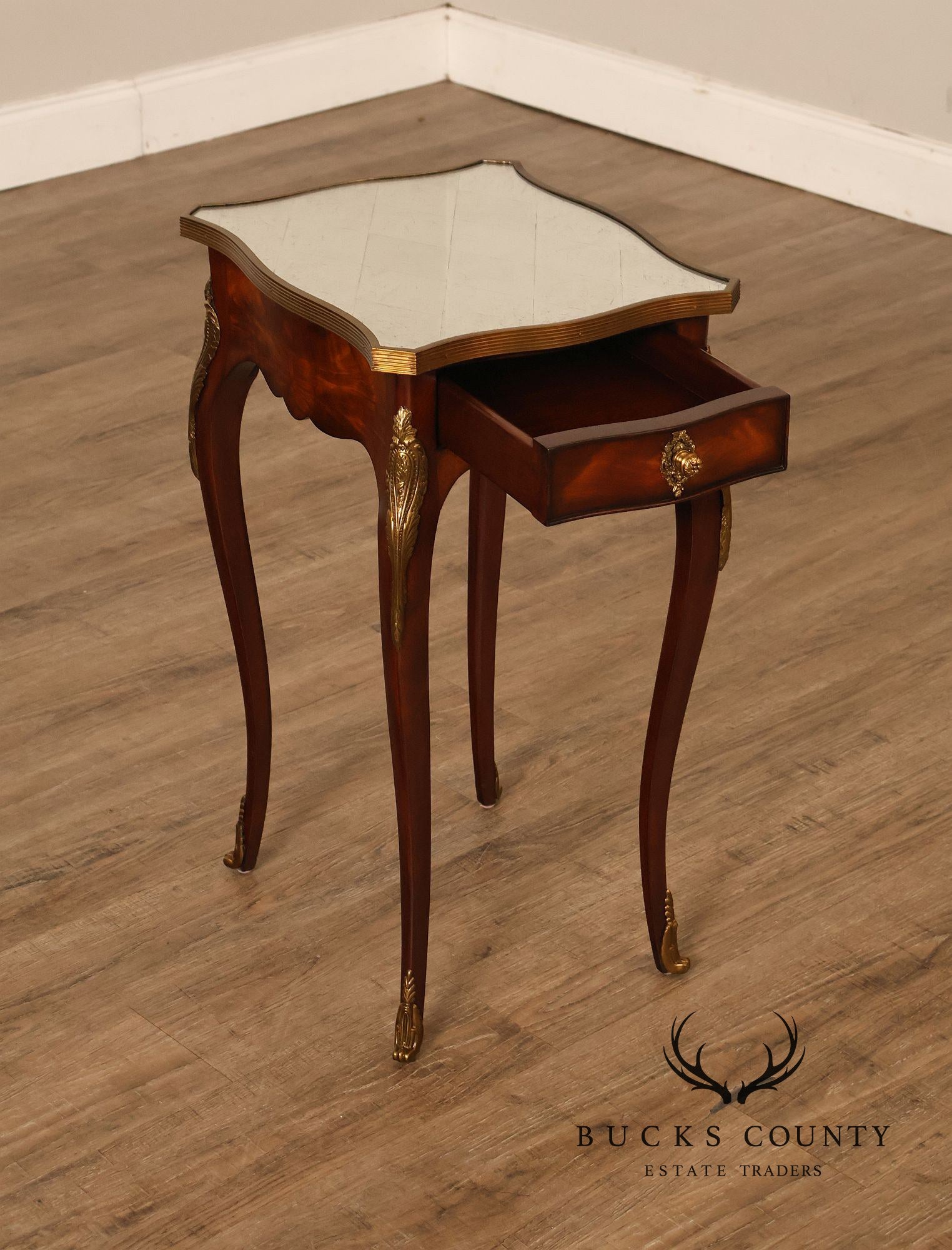 Theodore Alexander 18th Century Style Mahogany Lamp Table