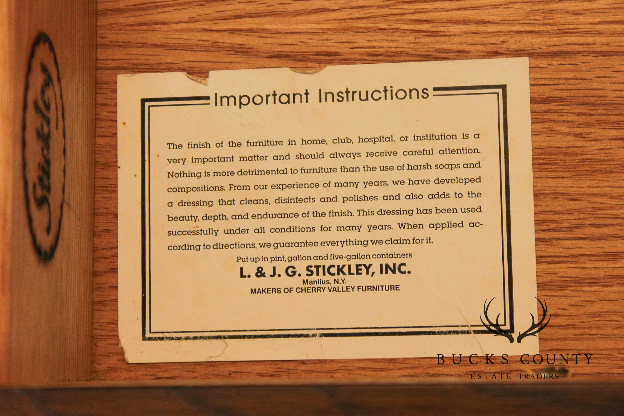 Stickley Mission Collection Oak Server