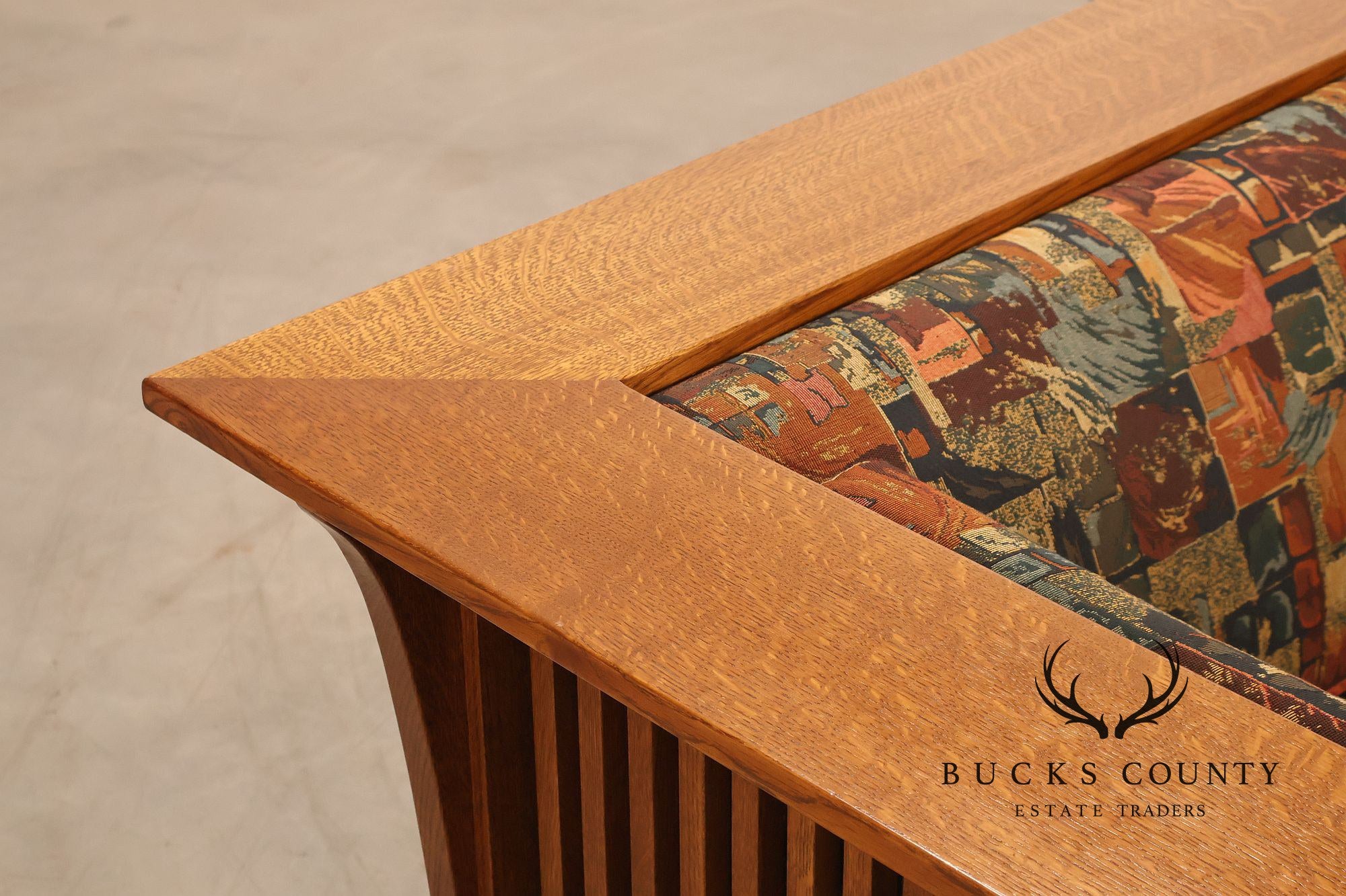 Stickley Mission Collection Oak Prairie Settle