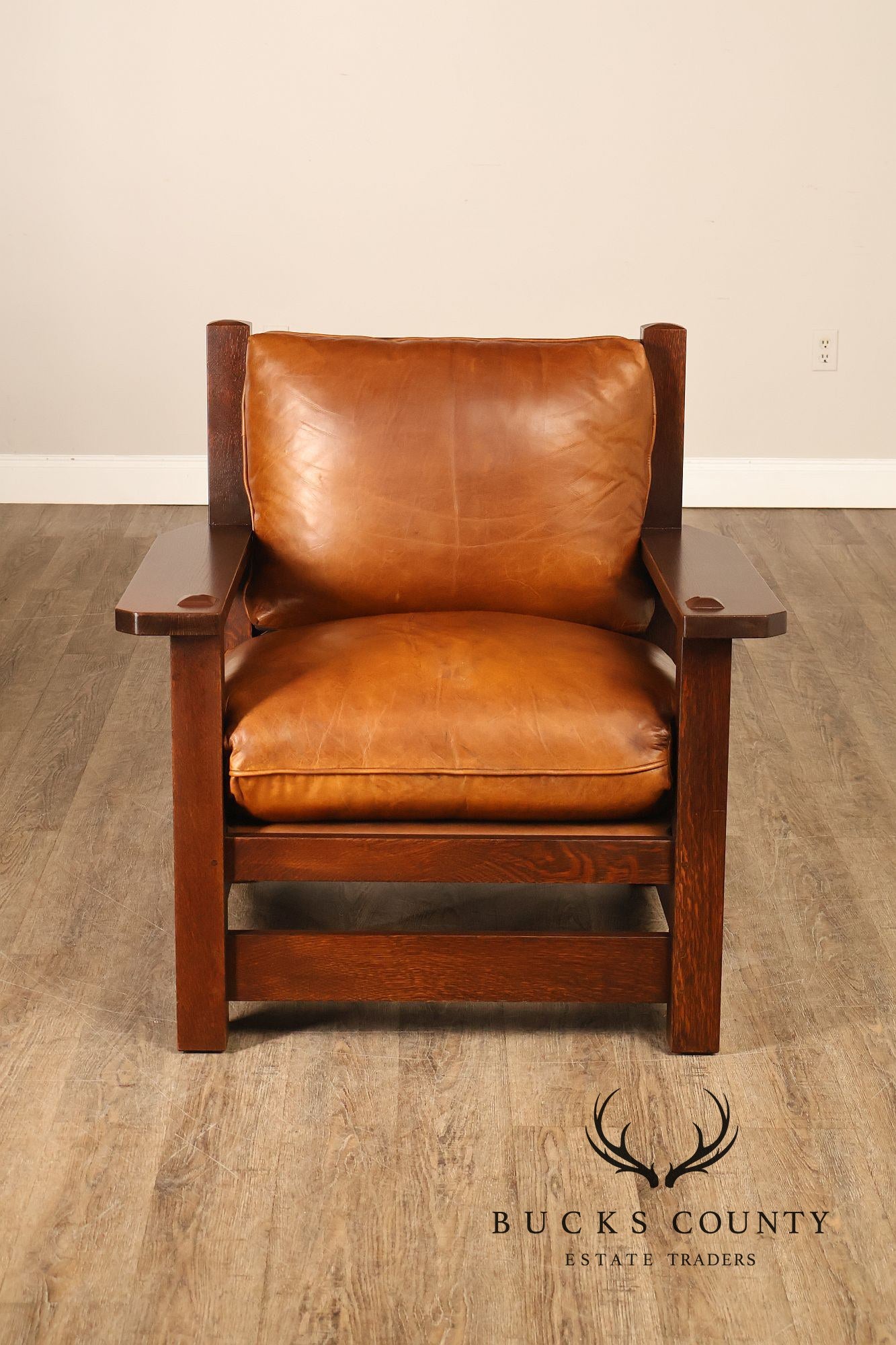 Stickley Mission Collection Oak Eastwood Lounge Chair