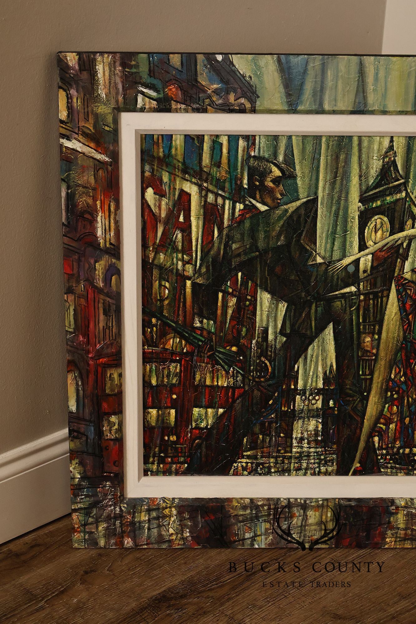 Andrei Protsouk Hand-Embellished Print, 'London Time'