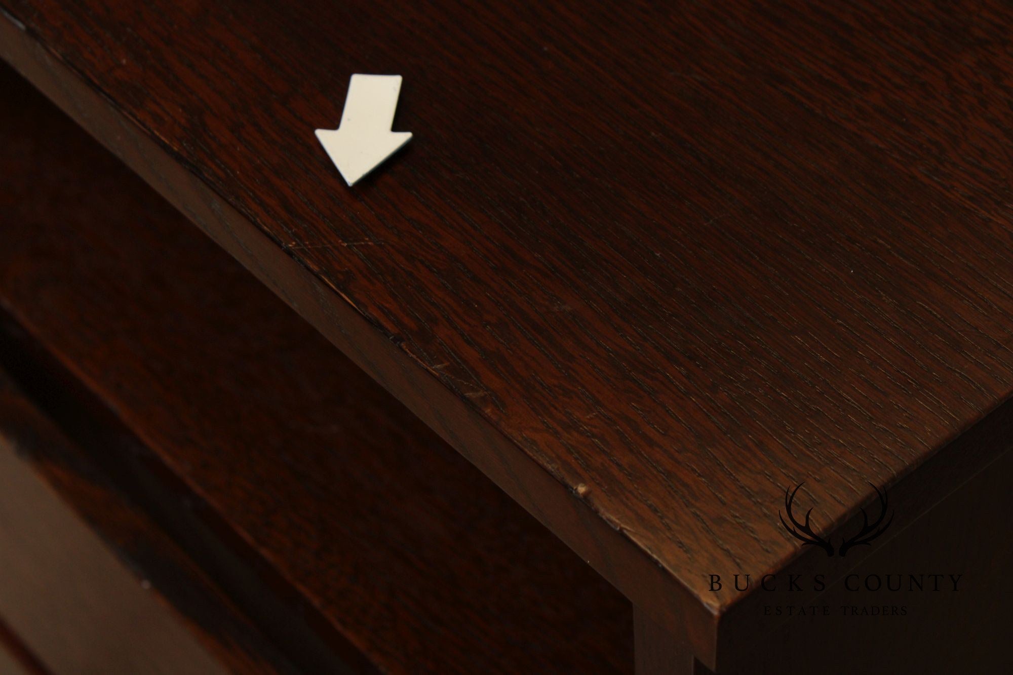 Stickley Mission Collection Oak Two-Drawer Media Console