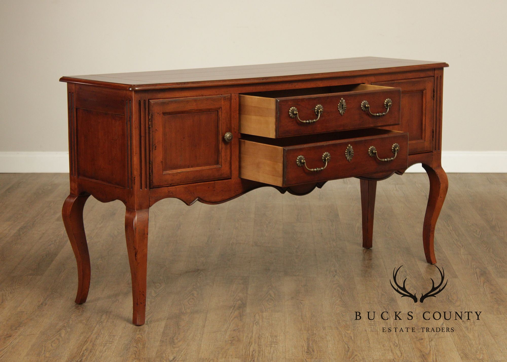 Hickory White French Country Style Cherry Sideboard