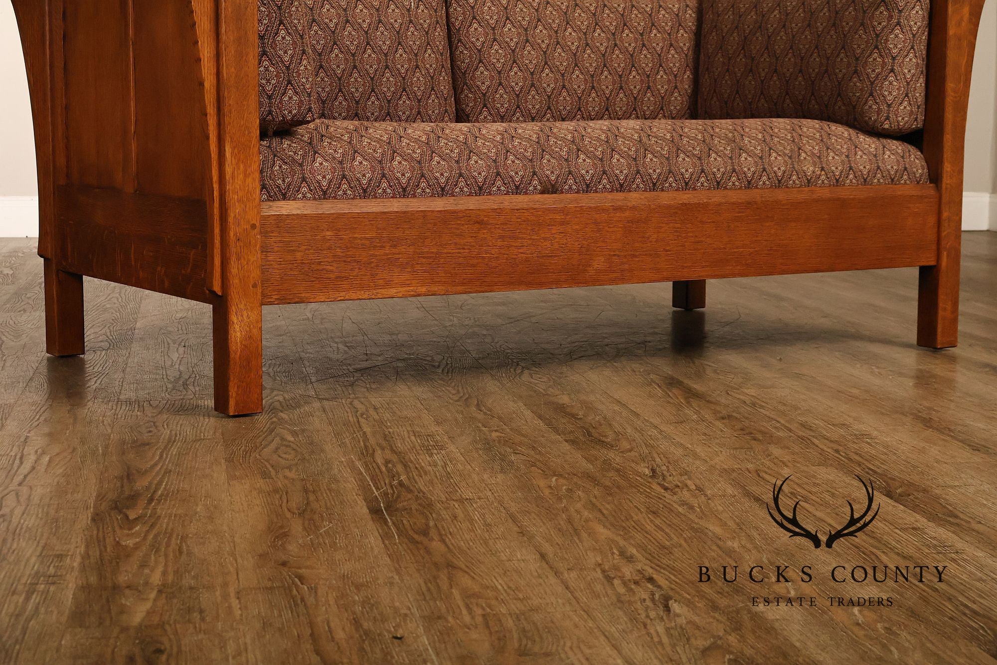 Stickley Mission Collection Oak Prairie Loveseat