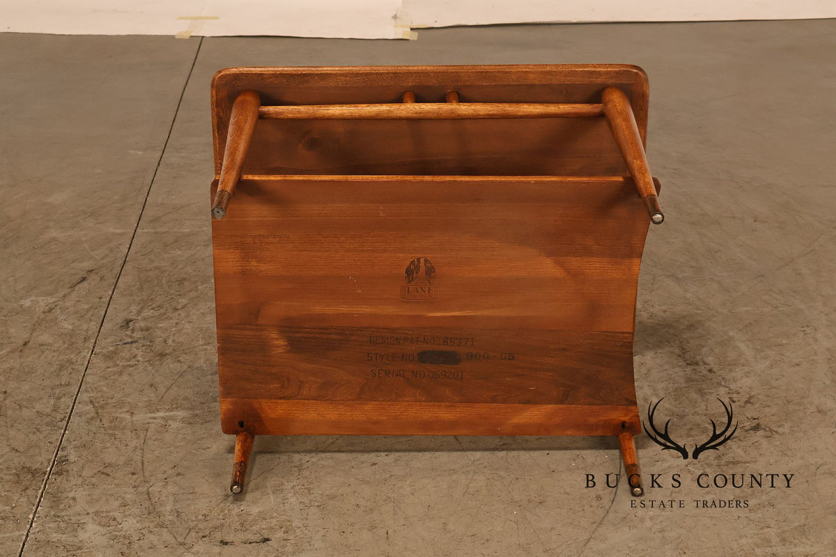 Lane 'Acclaim' Mid Century Modern Walnut and Oak End Table