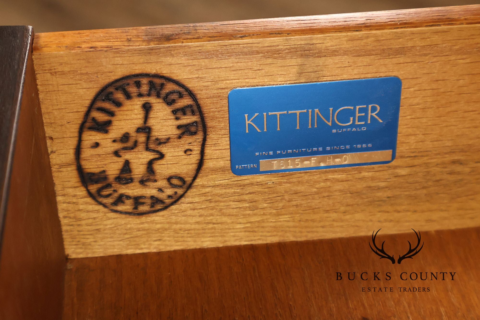 Kittinger Georgian Style Mahogany Office Credenza