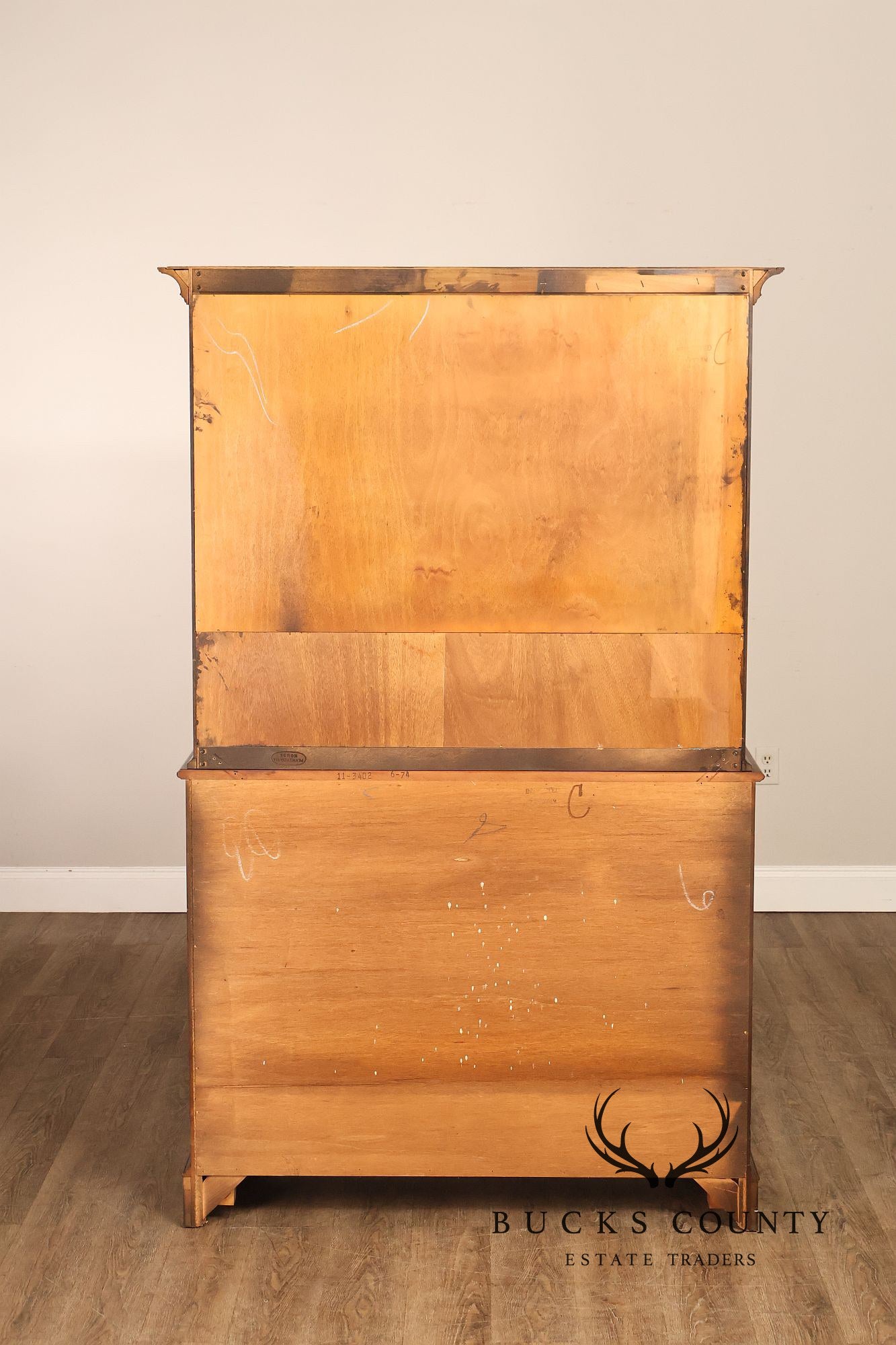 Pennsylvania House Vintage Cherry Step Back Hutch China Cabinet