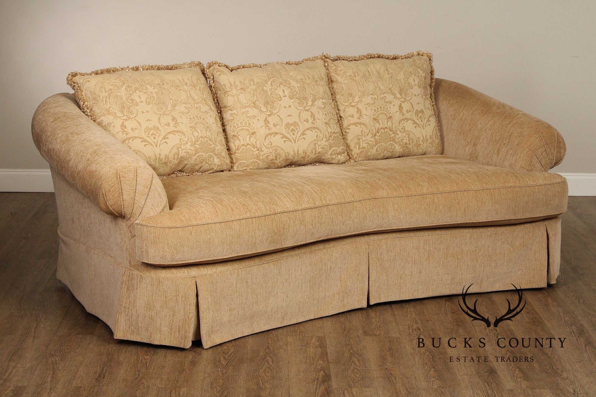 Custom Quality Traditional Upholstered Sofa