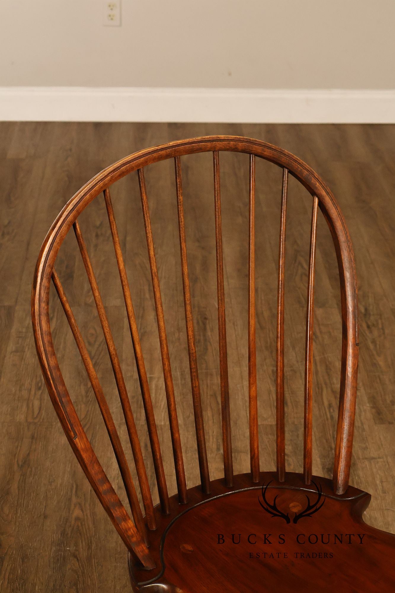 D.R. Dimes Vintage Set of Six Bow-Back Windsor Dining Chairs