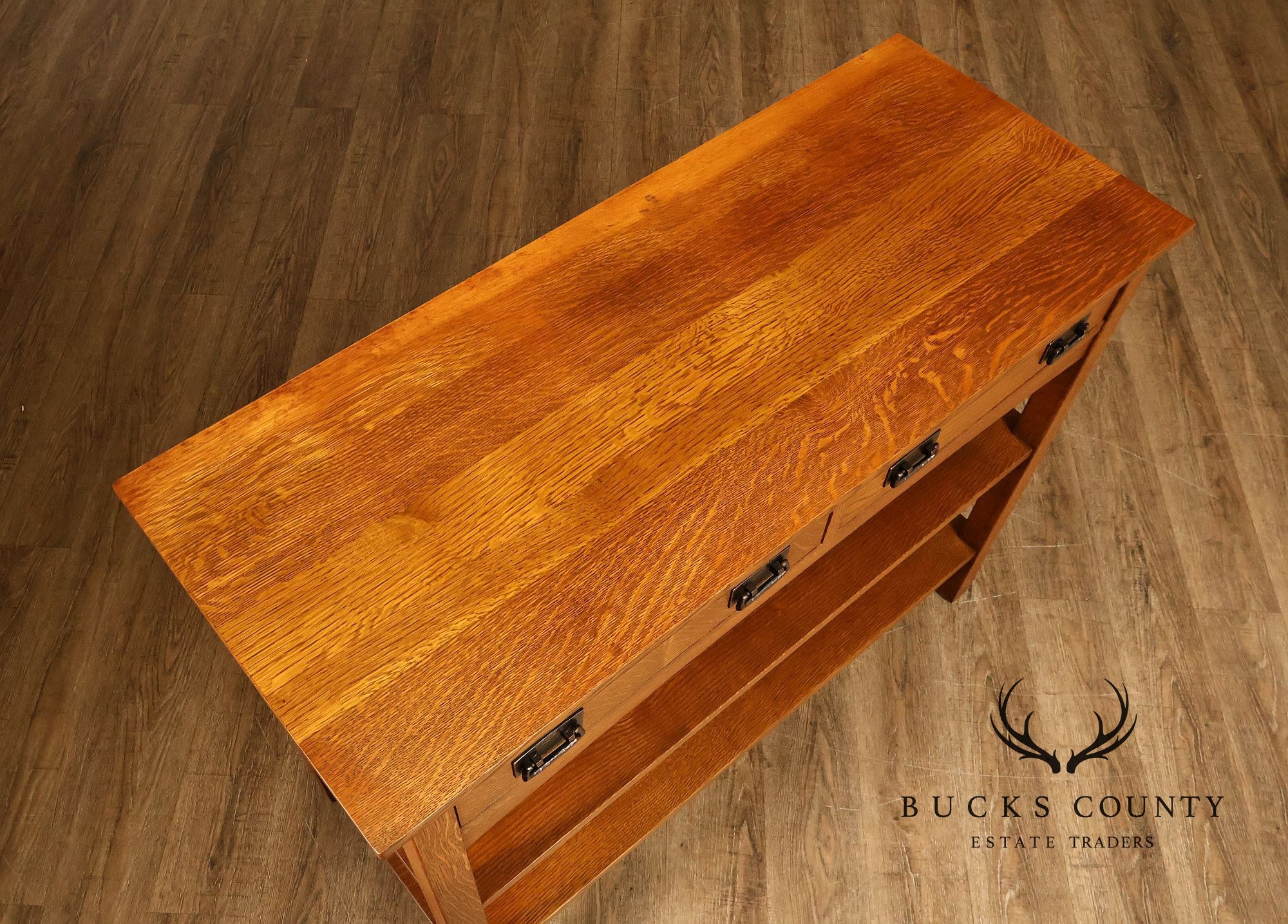 Stickley Mission Collection Oak Console Sofa Table