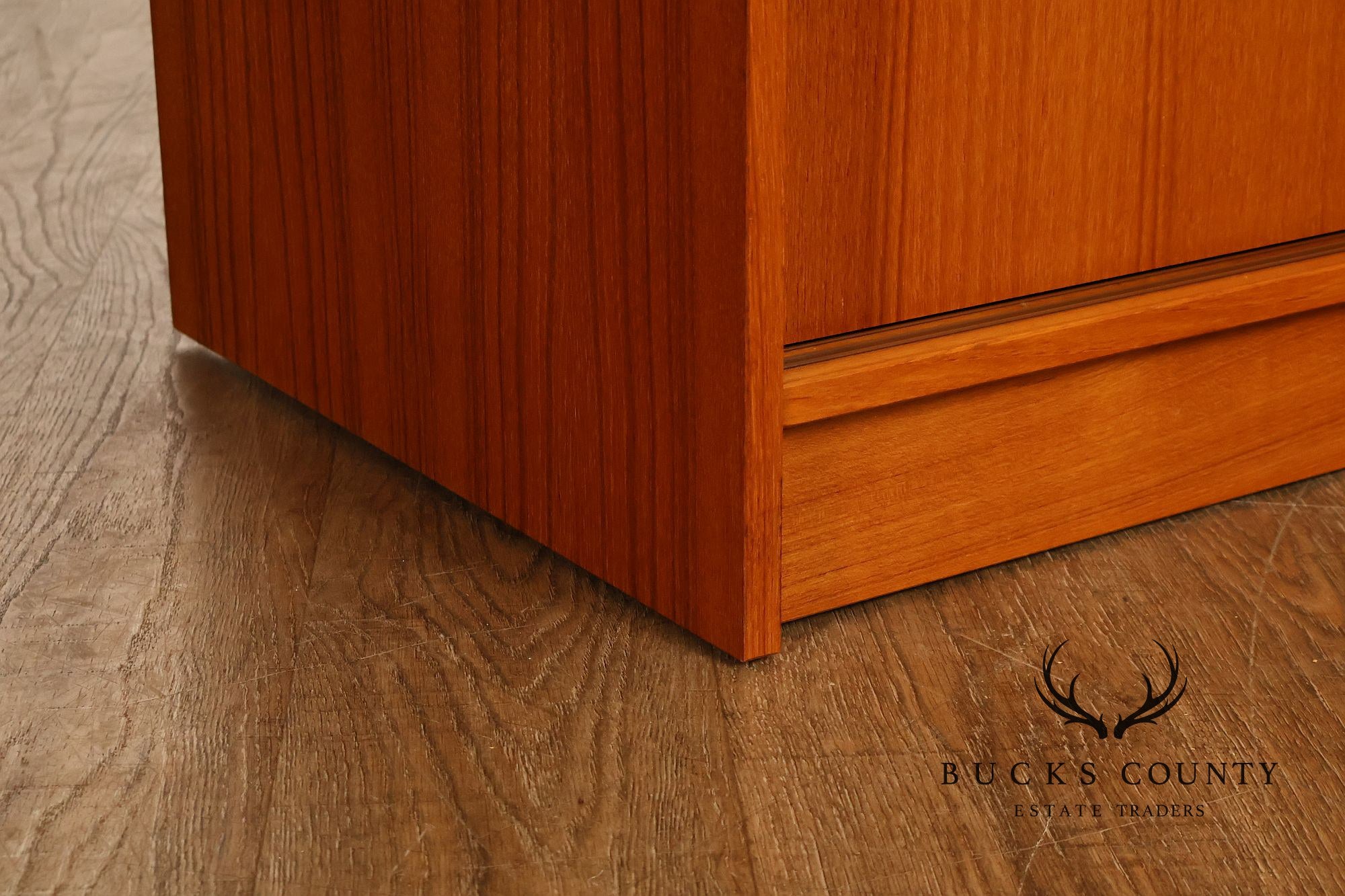 Danish Modern Teak Media Console Cabinet