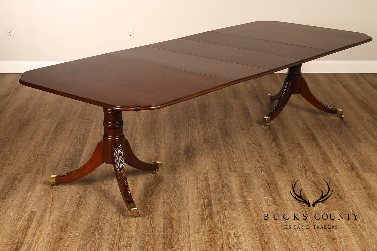 Statton Cherry Double Pedestal Dining Table