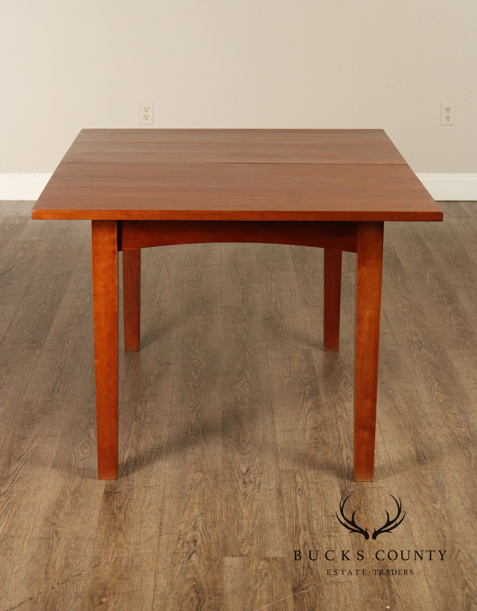 Vermont Furniture Cherry Extension Dining Table With Two Leaves