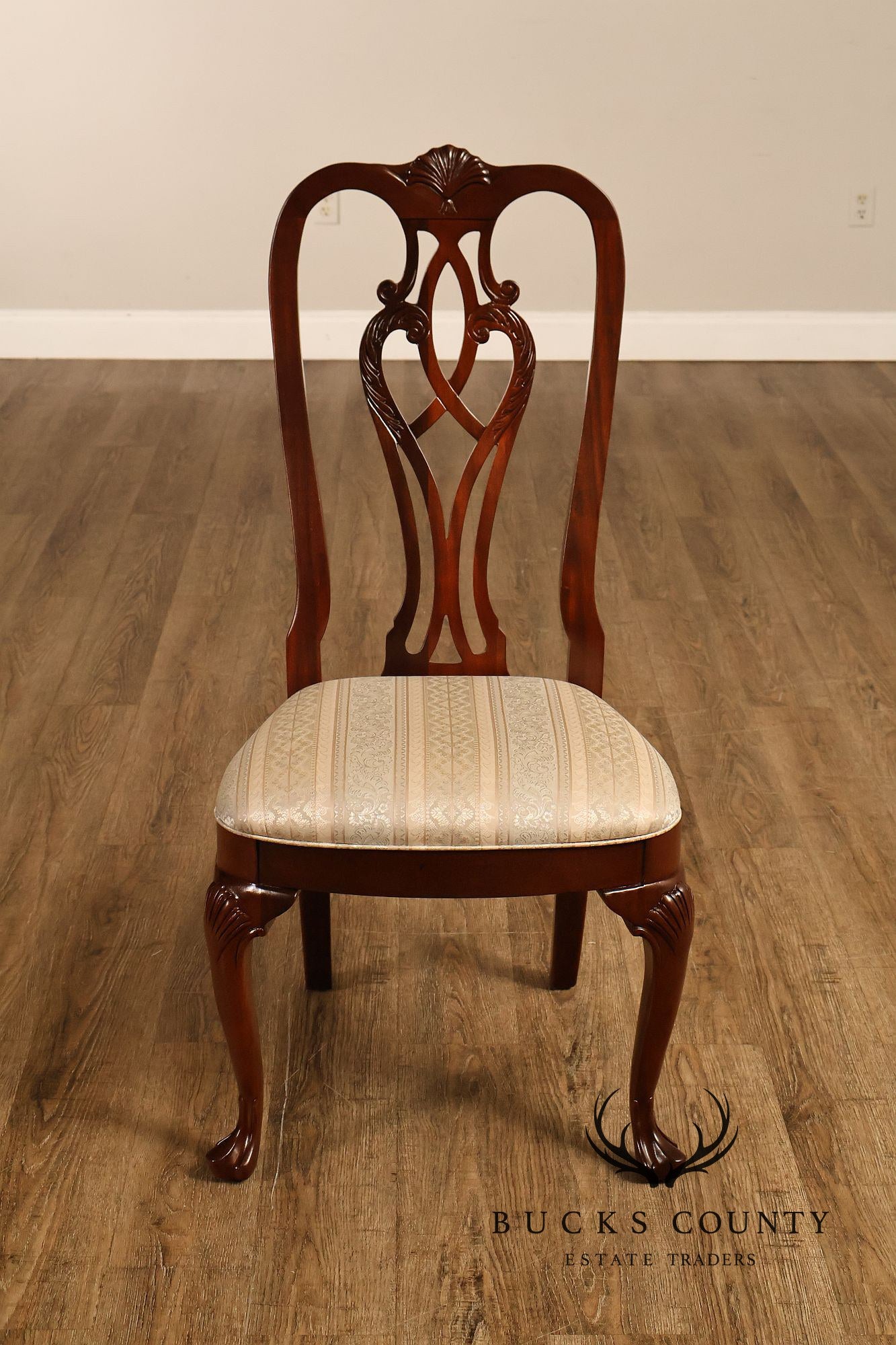 Ethan Allen '18th Century Mahogany' Set of Six Dining Chairs