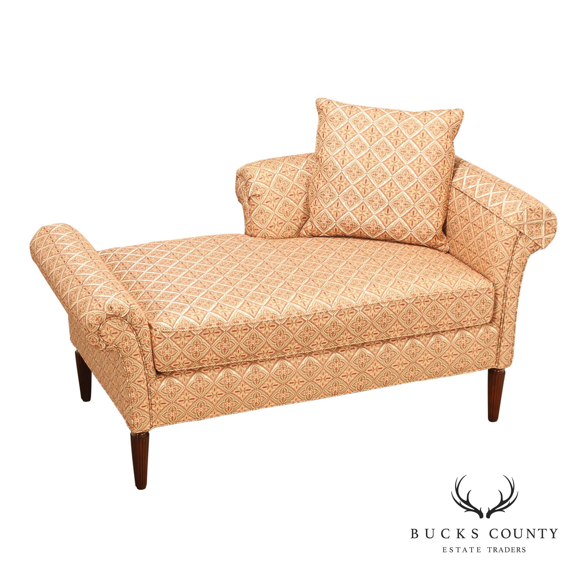Harden Custom Upholstered Traditional Left Chaise Lounge