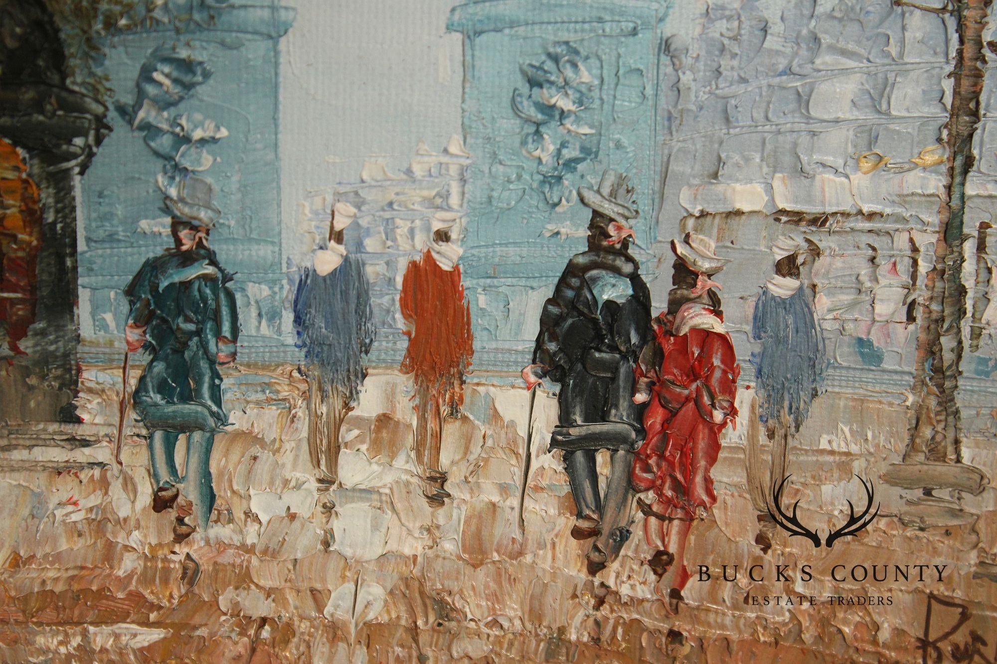 Caroline Burnett Impressionist Painting, Arc De Triomphe