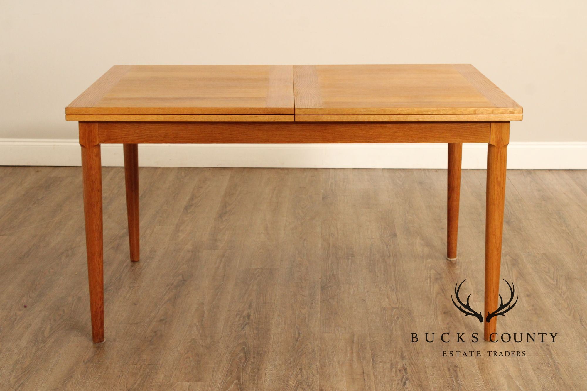 Danish Modern Extendable Dining Table