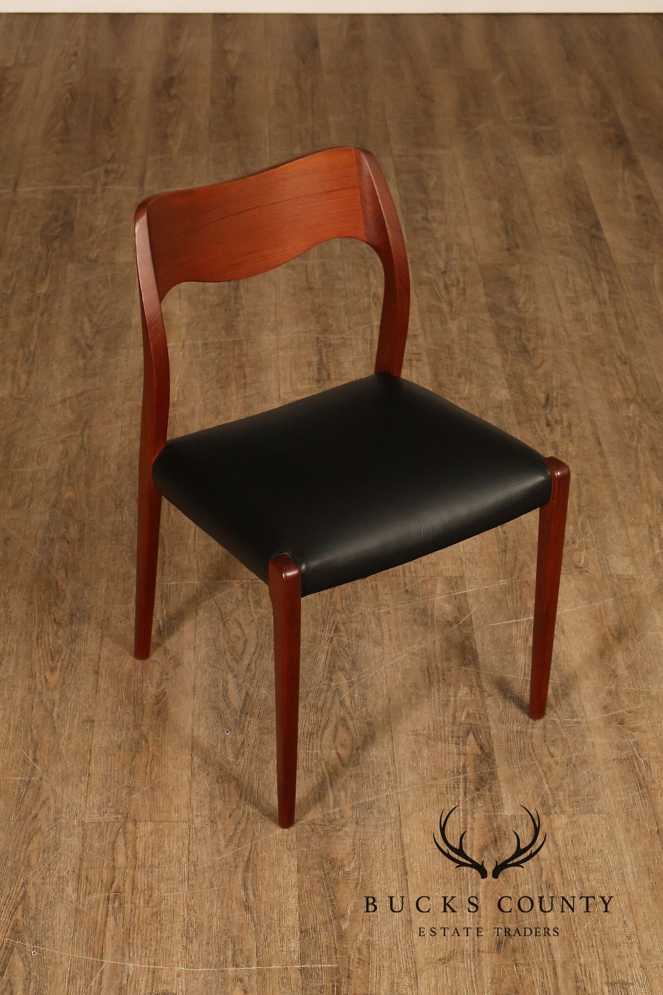 J.L. Møller Set Of Four Model 71 Teak Dining Chairs