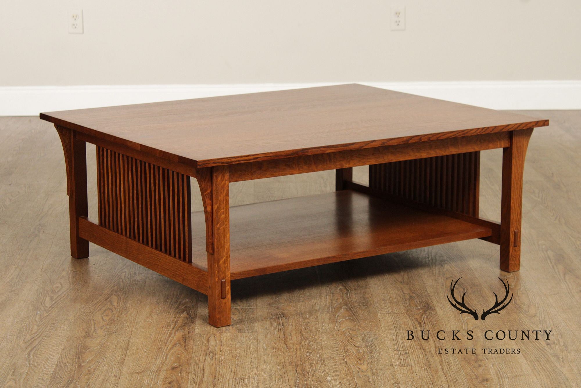 Stickley Mission Collection Oak Cocktail Table