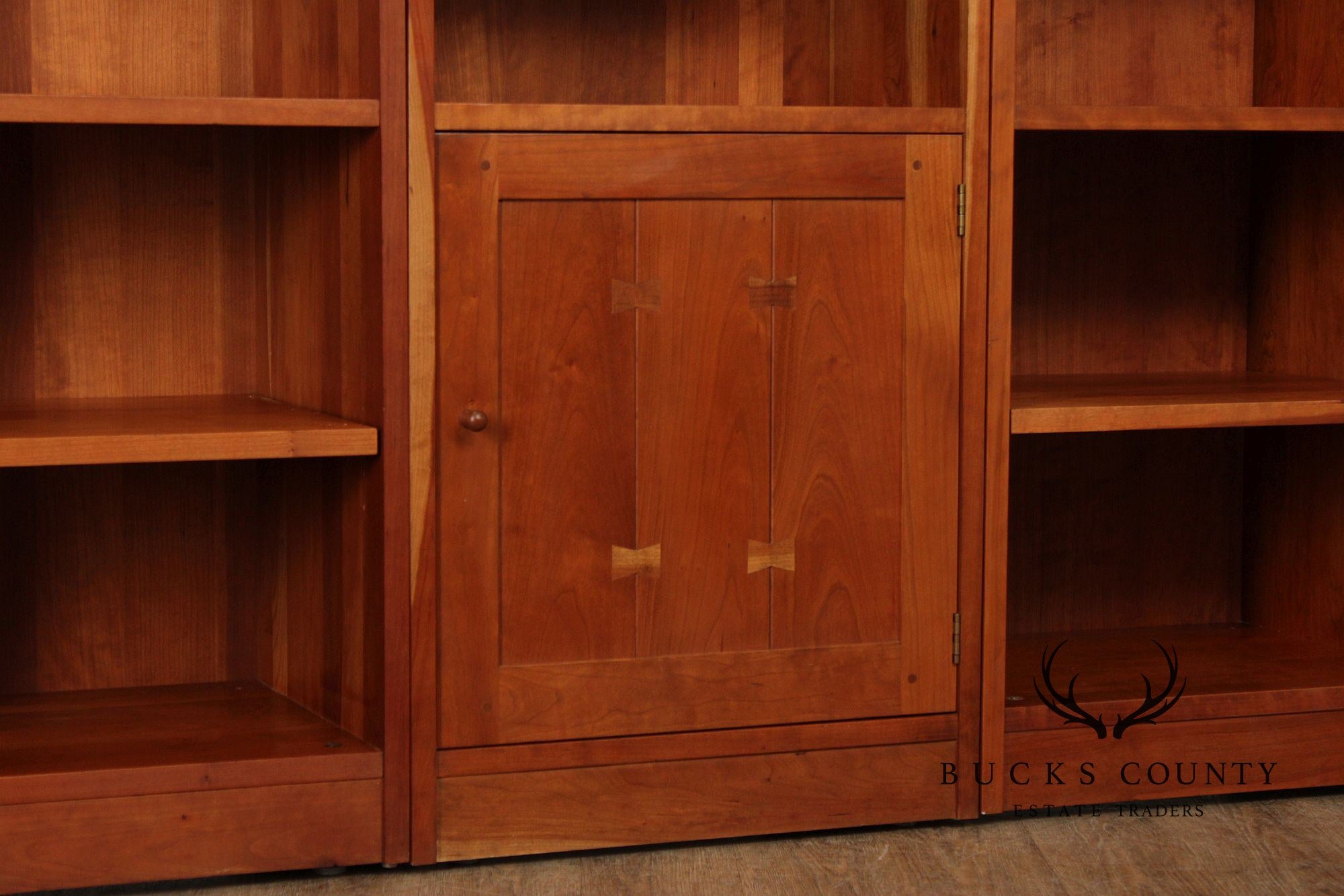 Stickley Mission Collection Three-Piece Cherry Bookcase