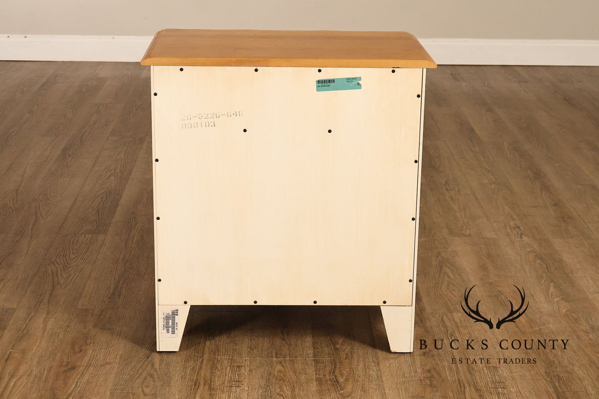Ethan Allen 'Country French' Cream Painted Nightstand
